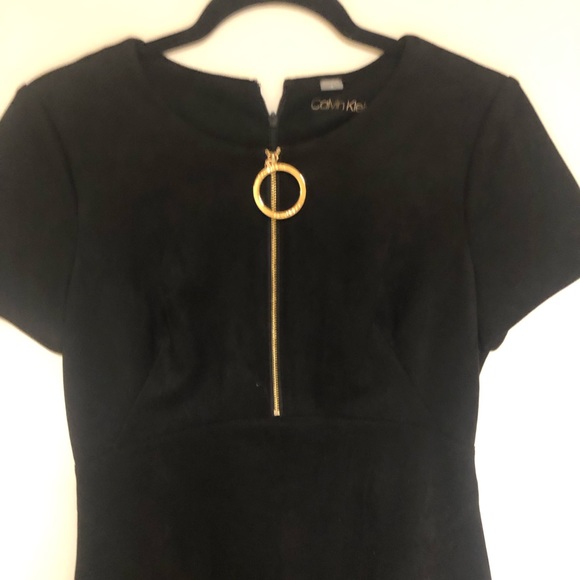 Calvin Klein - Black - SS - 6 - Black - brushed material - Suede like - NWT - Picture 2 of 5